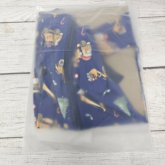 NEW!!! William & Ryan Baby Boy Bamboo Christmas Construction Zippy Size 3-6 mont - Picture 3 of 3